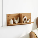 vidaXL kézműves tölgy színű szerelt fa faliszekrény 70 x 16,5 x 30 cm