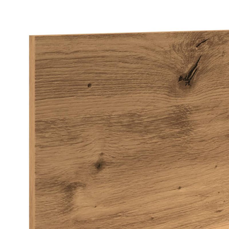 vidaXL kézműves tölgy színű szerelt fa faliszekrény 70 x 16,5 x 30 cm