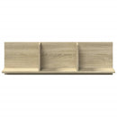 vidaXL sonoma tölgy színű szerelt fa faliszekrény 100 x 16,5 x 30 cm