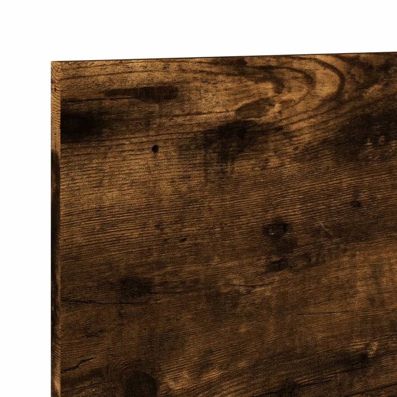 vidaXL füstös tölgy színű szerelt fa faliszekrény 100 x 16,5 x 30 cm