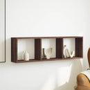 vidaXL barna tölgy színű szerelt fa fali szekrény 100 x 16 x 30 cm