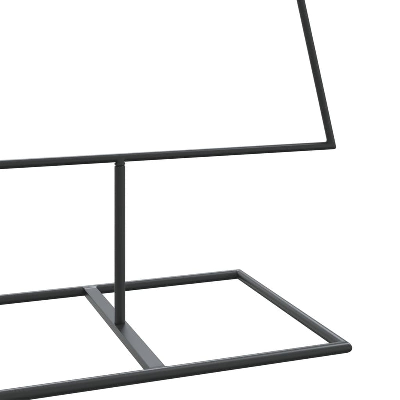 vidaXL fekete fém karácsonyfa dekorációhoz 150 cm
