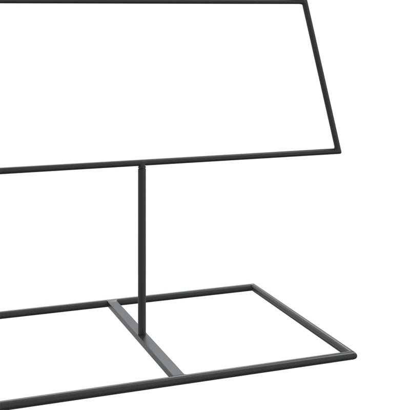 vidaXL fekete fém karácsonyfa dekorációhoz 180 cm