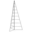 vidaXL fekete fém karácsonyfa dekorációhoz 210 cm