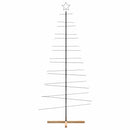 vidaXL fekete fém karácsonyfa alap dekorációhoz 210 cm