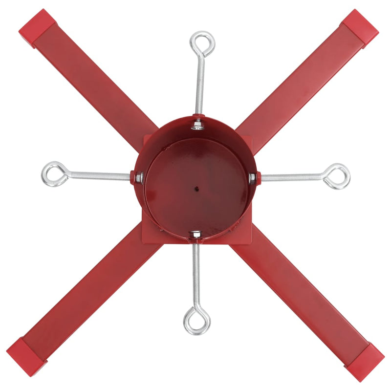 vidaXL piros karácsonyfatalp 61 x 61 x 15,5 cm