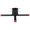 vidaXL fekete karácsonyfatalp 61 x 61 x 15,5 cm