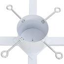 vidaXL fehér karácsonyfatalp 61 x 61 x 15,5 cm