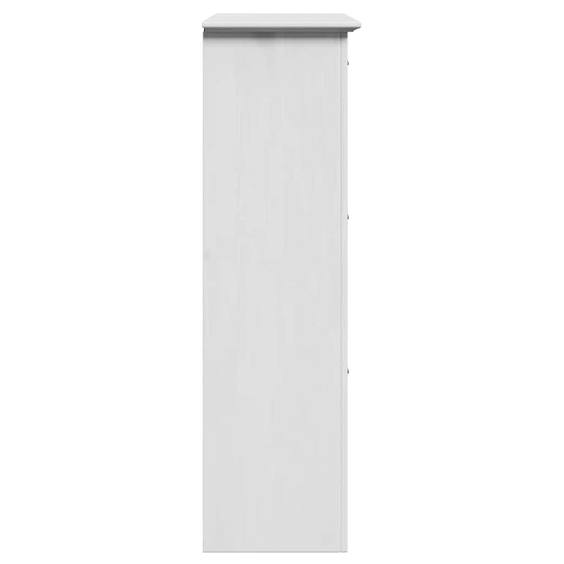 vidaXL cipőállvány "BODO" Fehér 80x35x118 cm