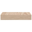 vidaXL 2 db szerelt fa függőpolc 23 x 23,5 x 4 cm