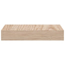 vidaXL 4 db szerelt fa függőpolc 23 x 23,5 x 4 cm