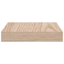 vidaXL 2 db szerelt fa függőpolc 40 x 23,5 x 4 cm