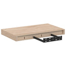 vidaXL 2 db szerelt fa függőpolc 40 x 23,5 x 4 cm