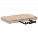 vidaXL 4 db szerelt fa függőpolc 40 x 23,5 x 4 cm