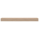 vidaXL 2 db szerelt fa függőpolc 50 x 23,5 x 4 cm