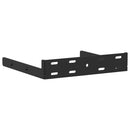 vidaXL 2 db szerelt fa függőpolc 50 x 23,5 x 4 cm