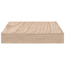 vidaXL 4 db szerelt fa függőpolc 50 x 23,5 x 4 cm