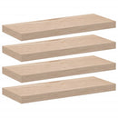 vidaXL 4 db szerelt fa függőpolc 60 x 23,5 x 4 cm