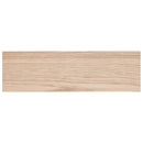 vidaXL 2 db szerelt fa függőpolc 80 x 23,5 x 4 cm