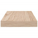 vidaXL 4 db szerelt fa függőpolc 80 x 23,5 x 4 cm
