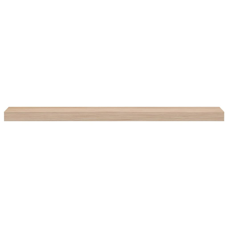 vidaXL 2 db szerelt fa függőpolc 90 x 23,5 x 4 cm