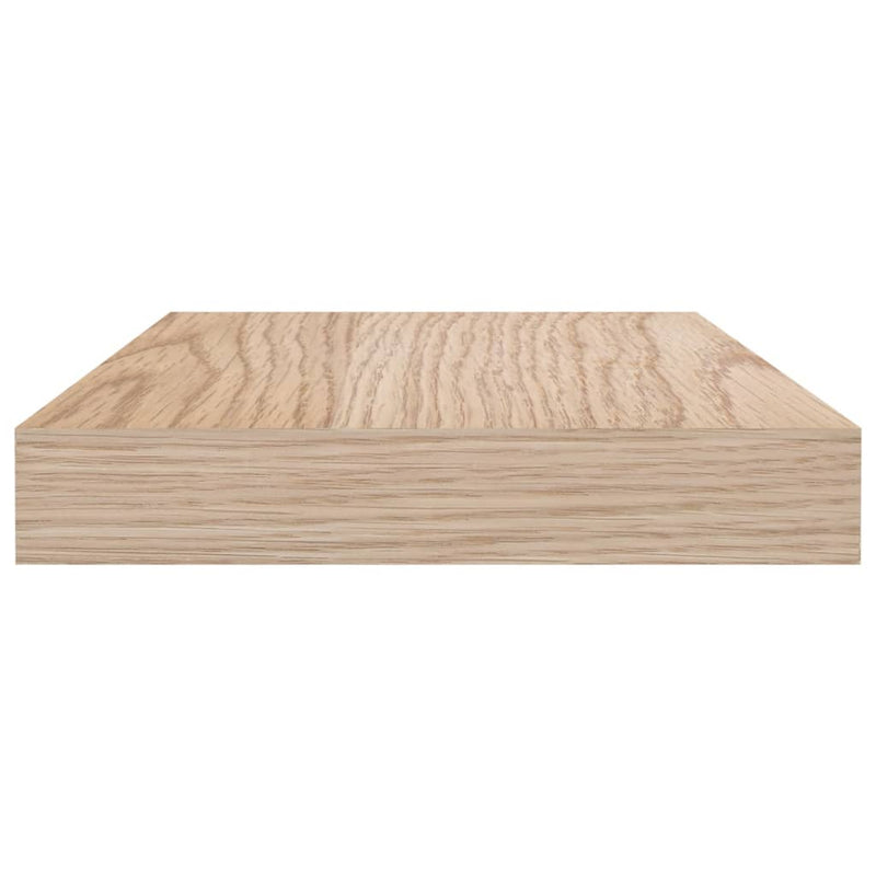 vidaXL 2 db szerelt fa függőpolc 90 x 23,5 x 4 cm