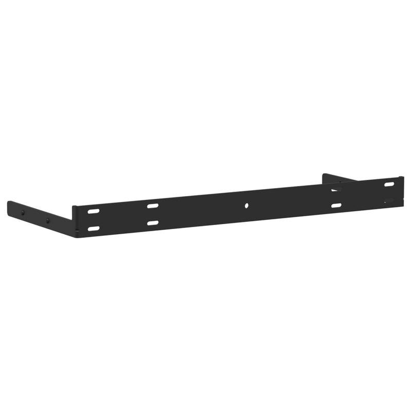 vidaXL 2 db szerelt fa függőpolc 90 x 23,5 x 4 cm