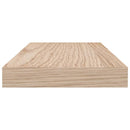 vidaXL 2 db szerelt fa függőpolc 110 x 23,5 x 4 cm
