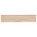 vidaXL 2 db szerelt fa függőpolc 110 x 23,5 x 4 cm