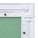vidaXL Hozzáférési panel Zöld és Ezüst 20 x 20 cm