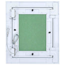 vidaXL Hozzáférési panel Zöld és Ezüst 20 x 25 cm