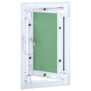 vidaXL Hozzáférési panel Zöld és Ezüst 20 x 35 cm