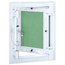 vidaXL Hozzáférési panel Zöld és Ezüst 25 x 30 cm