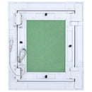 vidaXL Hozzáférési panel Zöld és Ezüst 25 x 30 cm