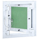vidaXL Hozzáférési panel Zöld és Ezüst 30 x 30 cm