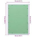 vidaXL Hozzáférési panel Zöld és Ezüst 55 x 75 cm