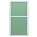 vidaXL Hozzáférési panel Zöld és Ezüst 55 x 105 cm