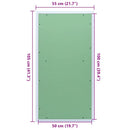 vidaXL Hozzáférési panel Zöld és Ezüst 55 x 105 cm