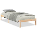 vidaXL tömör fenyőfa extra hosszú ágykeret matrac nélkül 90 x 210 cm