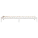 vidaXL fehér tömör fenyő extra hosszú ágykeret matrac nélkül 90x210 cm