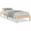 vidaXL tömör fenyőfa extra hosszú ágykeret matrac nélkül 100 x 210 cm