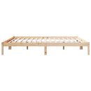 vidaXL tömör fenyőfa extra hosszú ágykeret matrac nélkül 180 x 210 cm