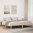 vidaXL tömör fenyőfa extra hosszú ágykeret matrac nélkül 180 x 210 cm