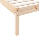 vidaXL tömör fenyőfa extra hosszú ágykeret matrac nélkül 80 x 220 cm