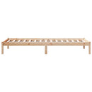 vidaXL tömör fenyőfa extra hosszú ágykeret matrac nélkül 90 x 220 cm