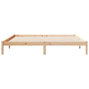 vidaXL tömör fenyőfa extra hosszú ágykeret matrac nélkül 180 x 220 cm