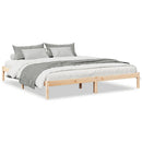 vidaXL tömör fenyőfa extra hosszú ágykeret matrac nélkül 200 x 220 cm