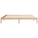 vidaXL tömör fenyőfa extra hosszú ágykeret matrac nélkül 200 x 220 cm