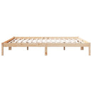 vidaXL tömör fenyőfa extra hosszú ágykeret matrac nélkül 200 x 220 cm