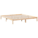 vidaXL tömör fenyőfa extra hosszú ágykeret matrac nélkül 200 x 220 cm